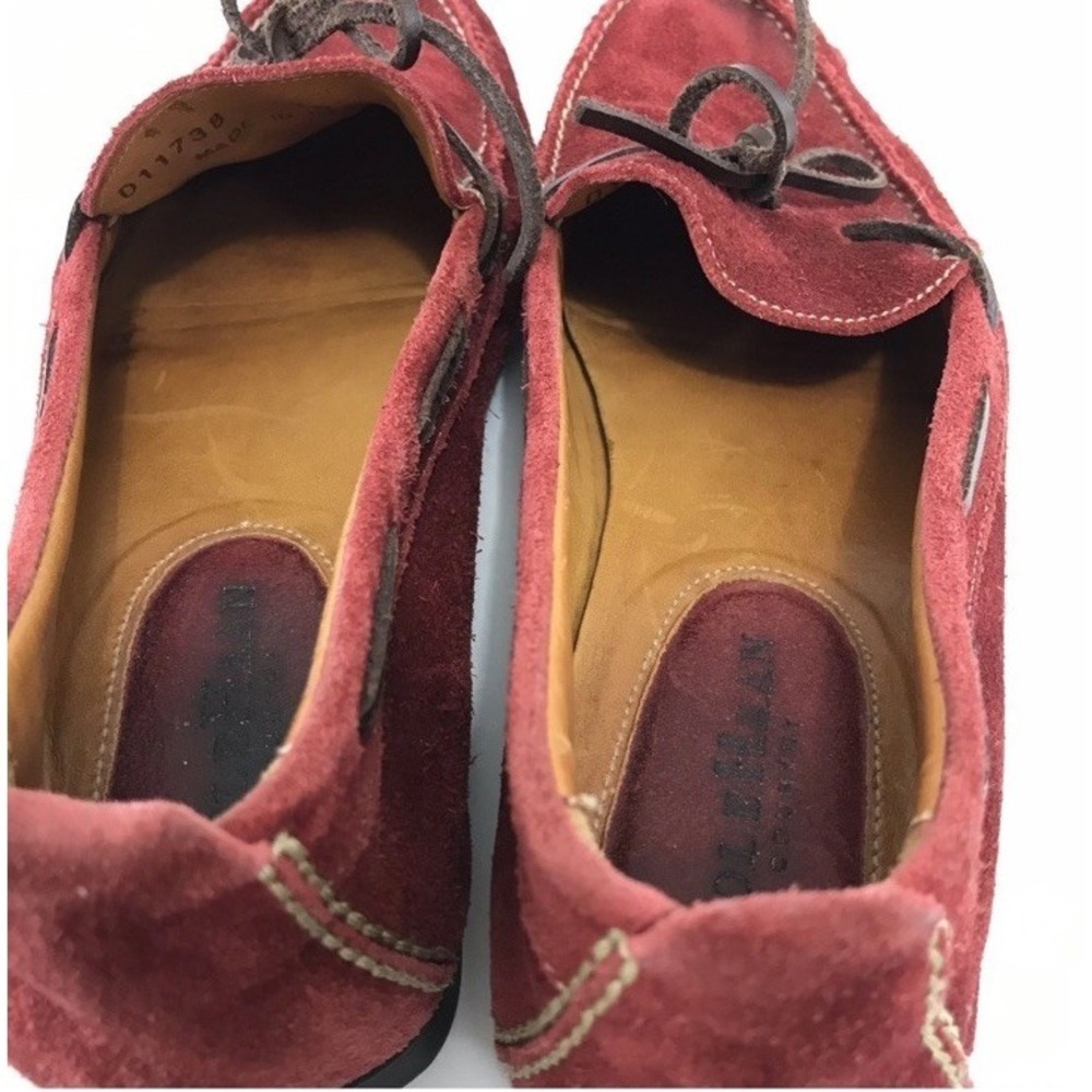 Cole Haan Womens Suede Leather Loafers Driving Shoes Red sz 7 - Picture 6 of 9